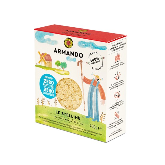 Paste copii Le stelline, 400 g - Armando