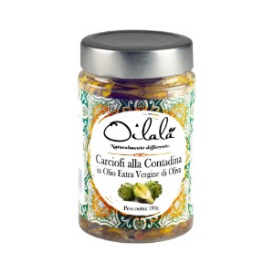 Anghinare alla Contadina in ulei de masline extravirgin, 190 g - Oilala