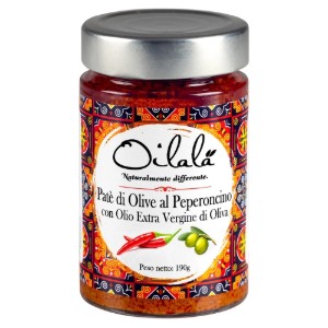 Pasta de masline si ardei iute, 190 g  - Oilalá