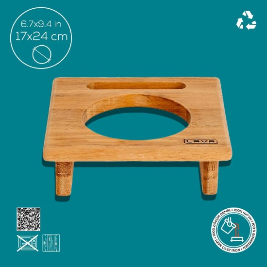 Suport pentru mini-cratite, 24,5x17,5cm - LAVA