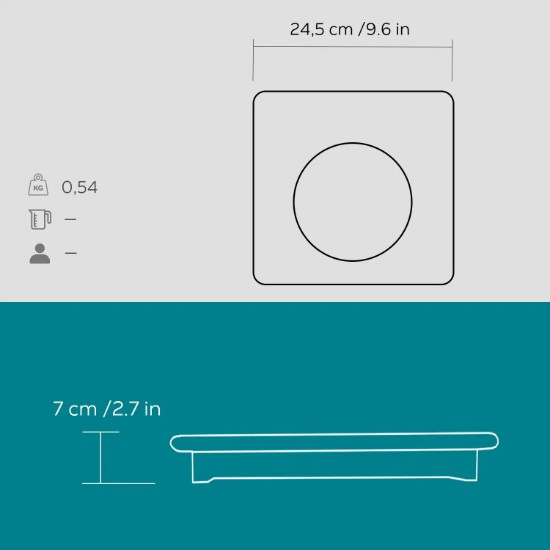 Suport pentru mini-cratite, 24,5 x 17,5 cm - LAVA