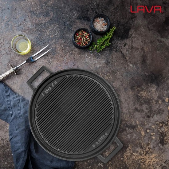 Grill fonta, 28 cm - LAVA
