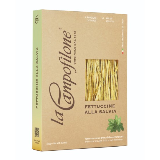 Paste Fettuccine cu salvie, 250 g - La Campofilone