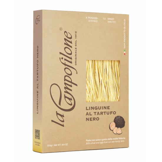 Paste Linguine cu trufe negre, 250 g - La Campofilone