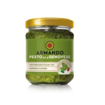 Pesto alla genovese cu busuioc Genovese D.O.P., 180 g - Armando