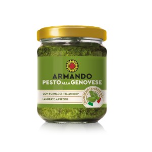 Pesto alla genovese cu busuioc Genovese D.O.P., 180 g - Armando