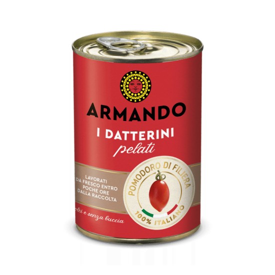 Rosii pelati Datterini, 400 g - Armando