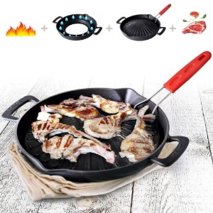 Tigaie grill, fonta, 32 cm - LAVA