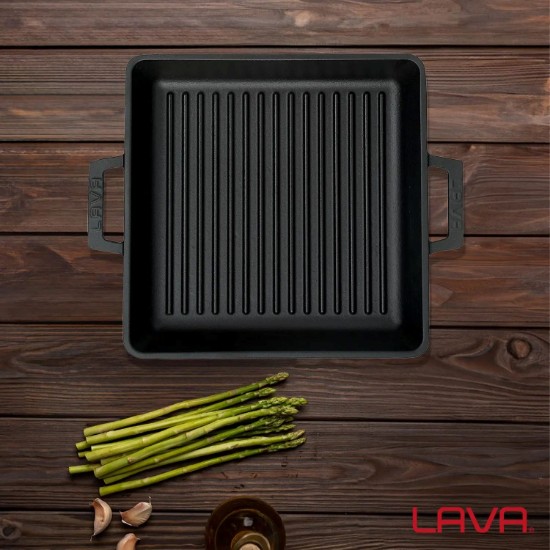 Tava grill, fonta, 26 x 26 cm - LAVA