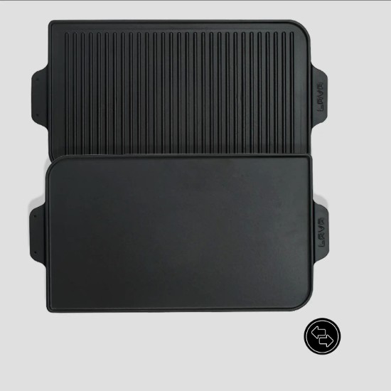 Grill fonta, 43 x 25 cm - LAVA