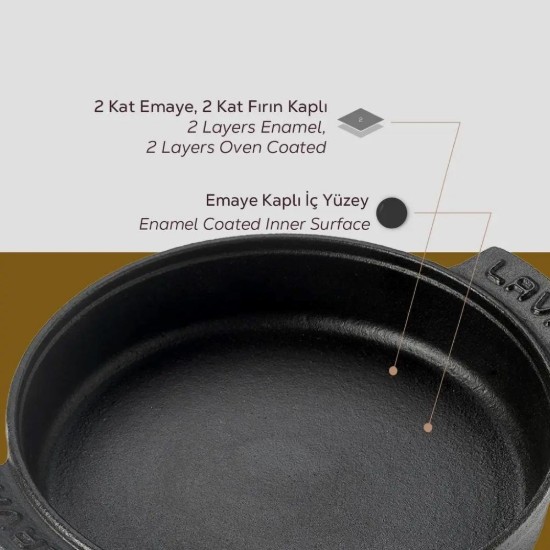 Cratita fonta, 17cm - LAVA