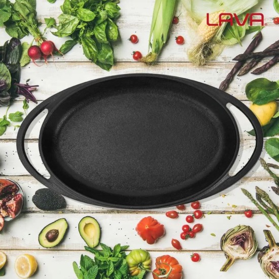 Tava ovala, fonta, 21 x 14 cm - LAVA