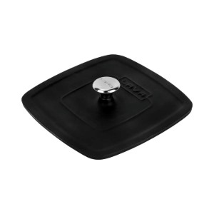 Presa patrata pentru grill, fonta, 20 cm - LAVA