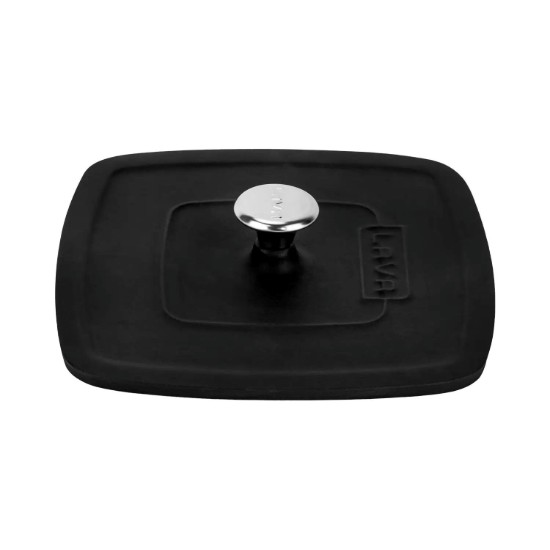 Presa patrata pentru grill, fonta, 20 cm - LAVA