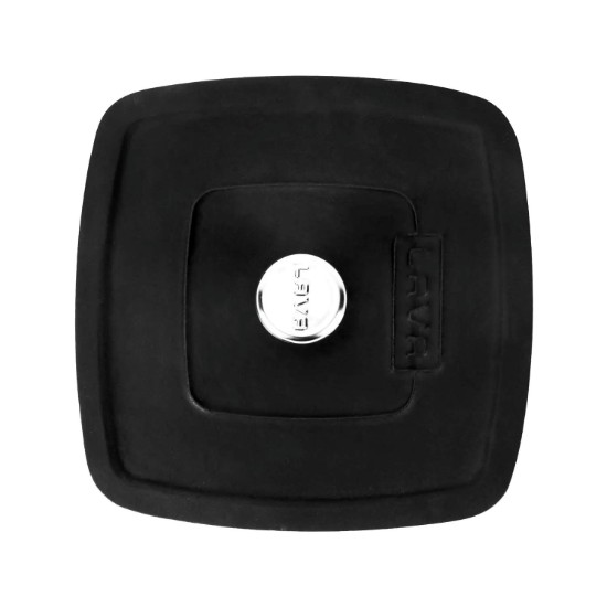 Presa patrata pentru grill, fonta, 20 cm - LAVA