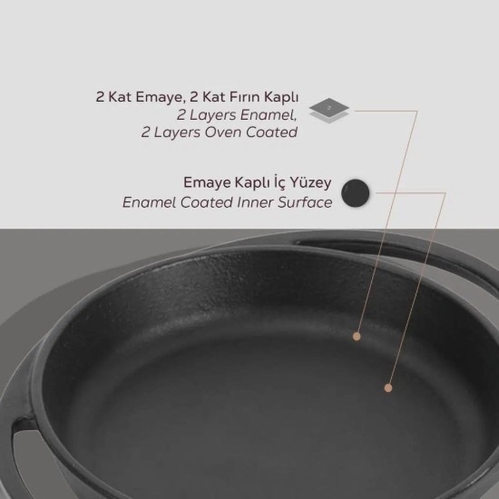 Tava fonta, 12 cm - LAVA