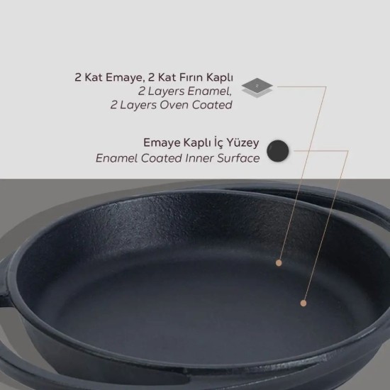 Tava fonta, 16 cm - LAVA