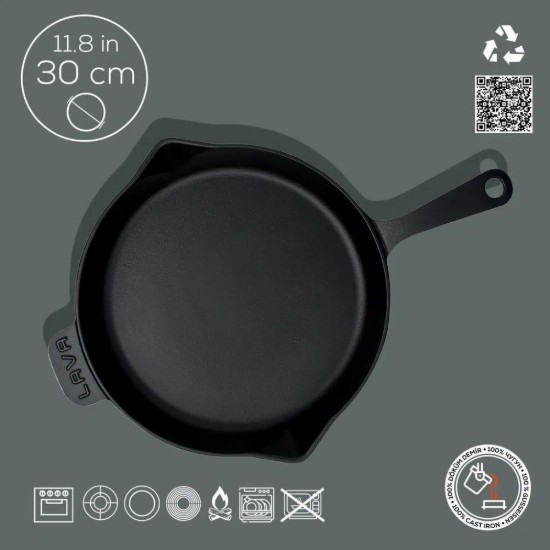 Tigaie fonta, 30 cm - LAVA