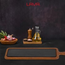Platou servire, fonta, 60 x 15 cm - LAVA