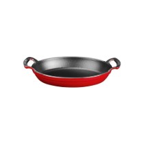 Tava ovala fonta, 19 x 14 cm, Rosu - LAVA