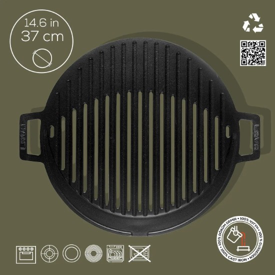 Grill fonta, 37cm - LAVA