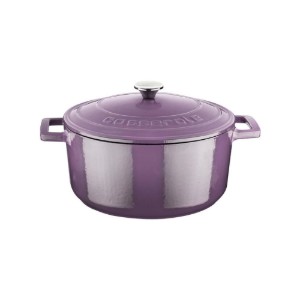 Cratita fonta, 22cm/3,4L, "Folk", Mov - LAVA