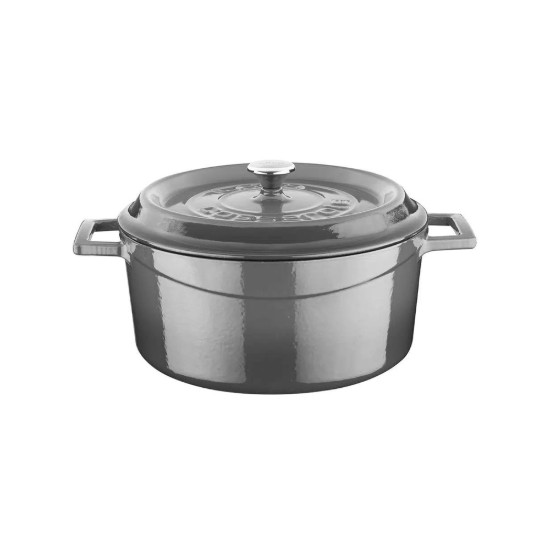 Cratita fonta, 24cm/4,5L, "Trendy", Gri - LAVA