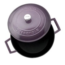 Cratita fonta, 24cm/4,5L, "Folk", Mov - LAVA