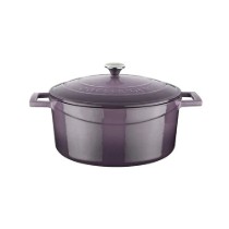 Cratita fonta, 24cm/4,5L, "Folk", Mov - LAVA