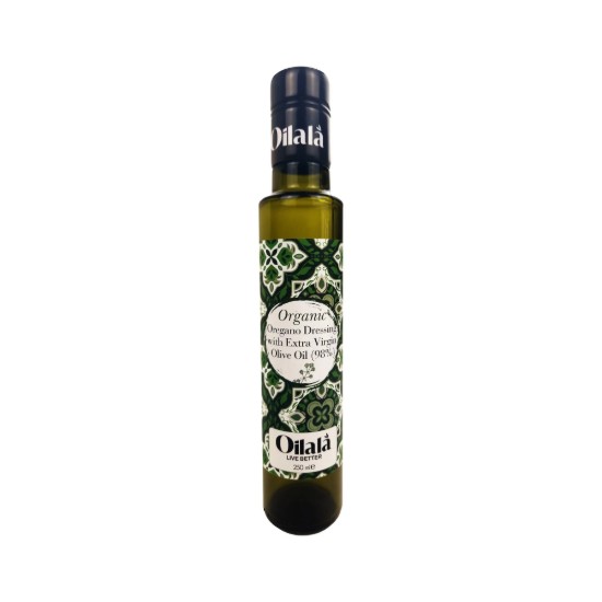 Ulei de măsline extravirgin organic cu aromă de oregano, 250 ml ℮, Oilalá
