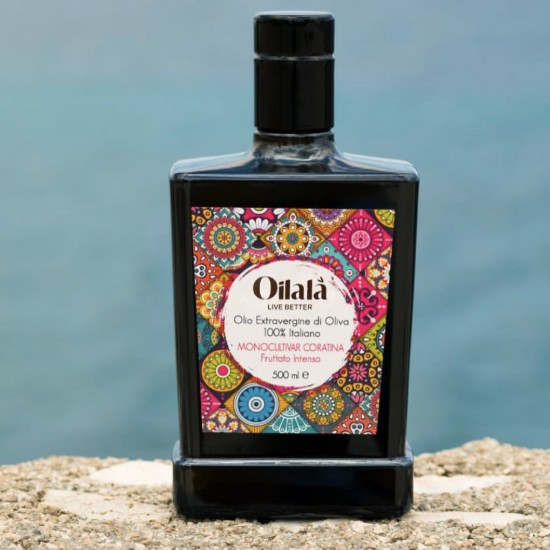 Ulei extravirgin de măsline 100% Italian monovariety Coratina, KING POLIGNANO, 500 ml ℮, Oilalá