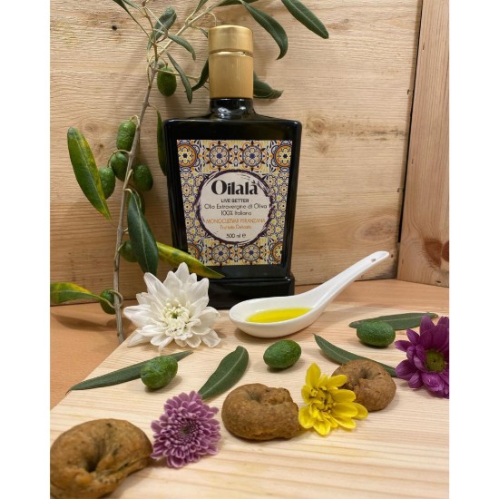 Ulei extravirgin de măsline 100% Italian monovariety Peranzana, KING ALTAMURA, 500 ml ℮, Oilalá