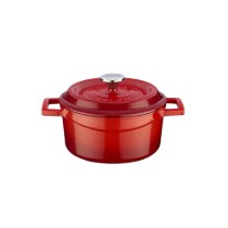 Cratita fonta, 14cm/0,8L "Trendy", Rosu - LAVA