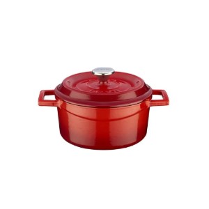 Cratita fonta, 14cm/0,8L "Trendy", Rosu - LAVA