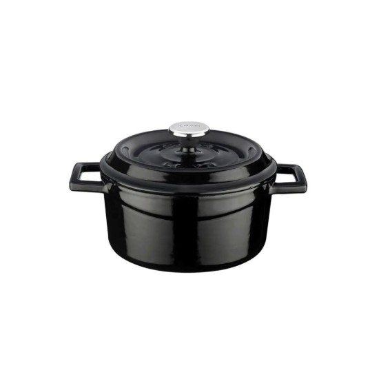 Cratita fonta, 14cm/0,8L "Trendy", Negru - LAVA