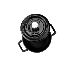 Cratita fonta, 14cm/0,8L "Trendy", Negru - LAVA
