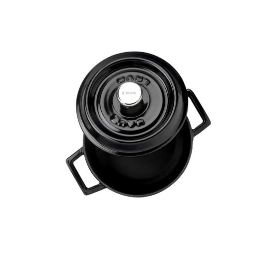Cratita fonta, 14cm/0,8L "Trendy", Negru - LAVA