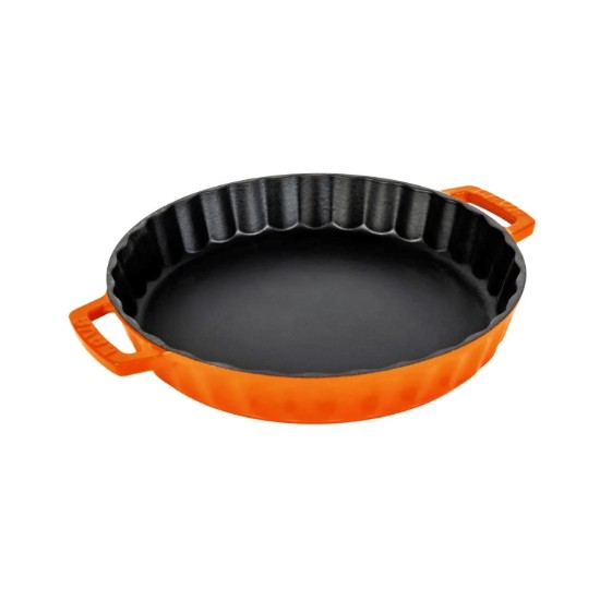 Tava de copt, fonta, 30cm/2,72L, Portocaliu - LAVA