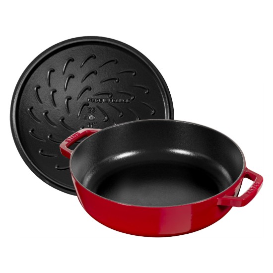 Vas Chistera, fonta, 28 cm, Cherry - Staub