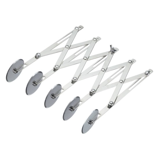 Rola extensibila taiat aluat, 5 rotite, inox - Westmark