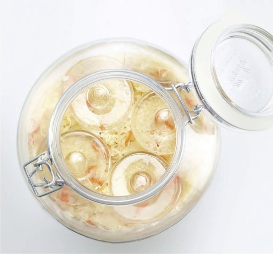 Set 4 greutati de fermentare, sticla, 7 cm - Westmark