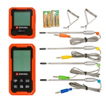 Termometru digital wireless pentru carne, cu 4 sonde - Zokura