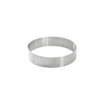 Forma perforata pentru tarta, inox, 15,5 cm - de Buyer
