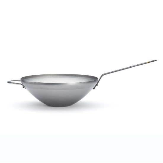 Tigaie wok, otel, 32cm, "Mineral B" - de Buyer