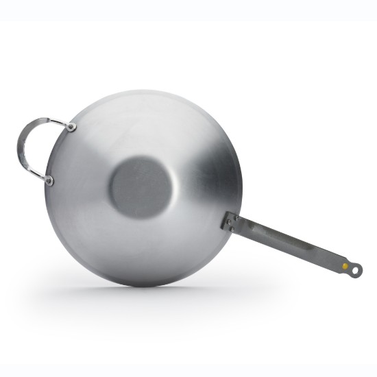 Tigaie wok, otel, 32cm, "Mineral B" - de Buyer