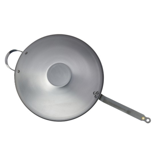 Tigaie wok, otel, 40cm, "Mineral B" - de Buyer