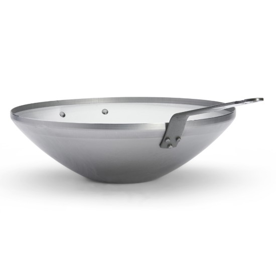 Tigaie wok, otel, 40cm, "Mineral B" - de Buyer