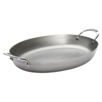 Tigaie ovala, otel, 36x24cm, "Mineral B" - de Buyer
