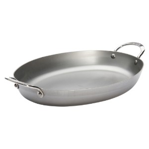 Tigaie ovala, otel, 36x24cm, "Mineral B" - de Buyer