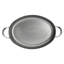 Tigaie ovala, otel, 36x24cm, "Mineral B" - de Buyer